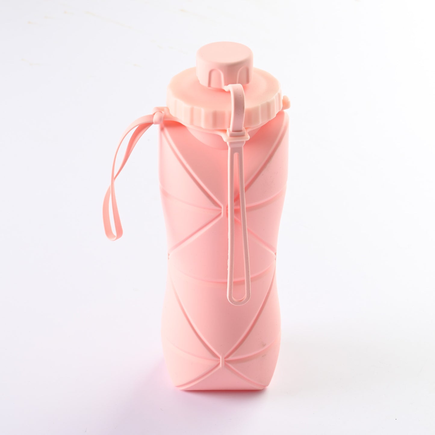600Ml Folding Silicone Water Bottle Sports Water Bottle Outdoor Travel Portable Water Cup Running Riding Camping Hiking Kettle