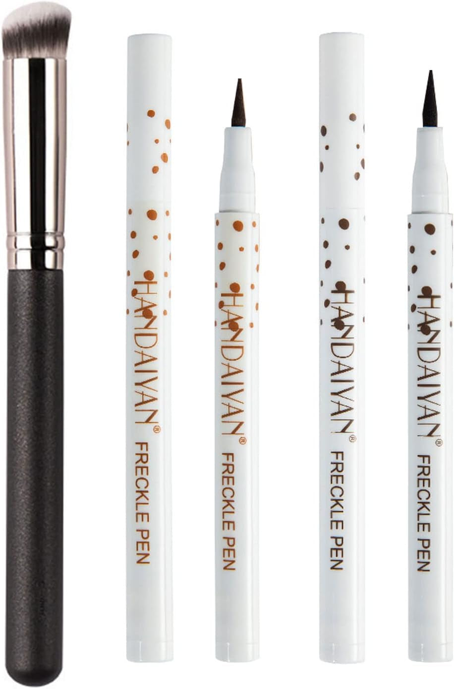 Freckle Pen,Freckle Makeup Pen,2 Pieces Natural Freckle Pen,Natural Lifelike Freckle Makeup Pen,Freckle Pen Makeup,Fake Freckle Makeup Pen,Freckle Color Pen,Freckle Pen Set,Magic Freckle Color Pen