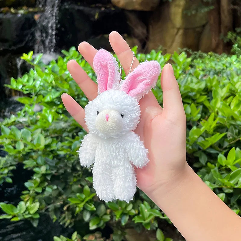 12Cm Plush Doll Toys Teddy Bear Pendant Key Ring Animal Bear Stuffed Doll Keychain Proposal Wedding Decor Valentine'S Day Gifts