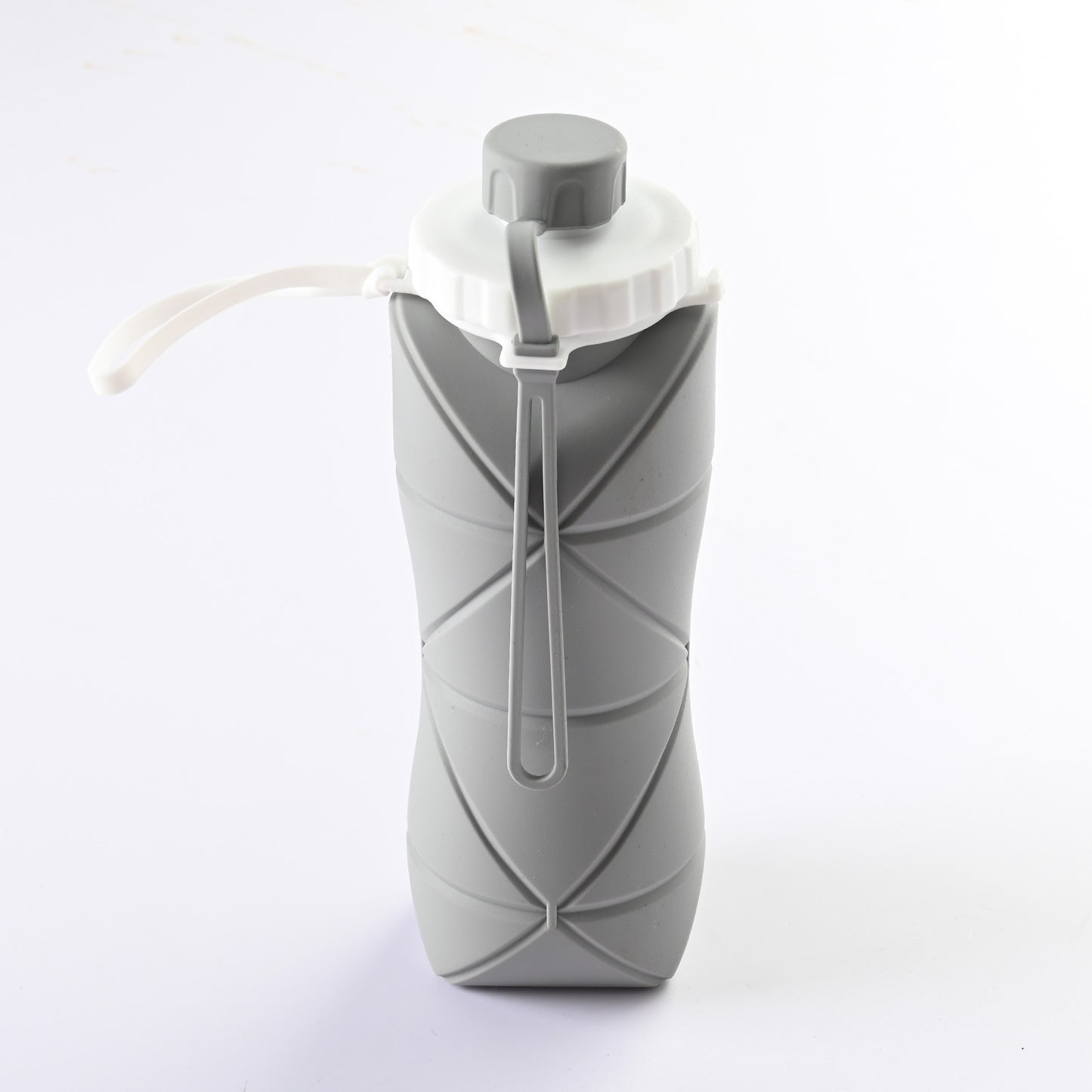 600Ml Folding Silicone Water Bottle Sports Water Bottle Outdoor Travel Portable Water Cup Running Riding Camping Hiking Kettle
