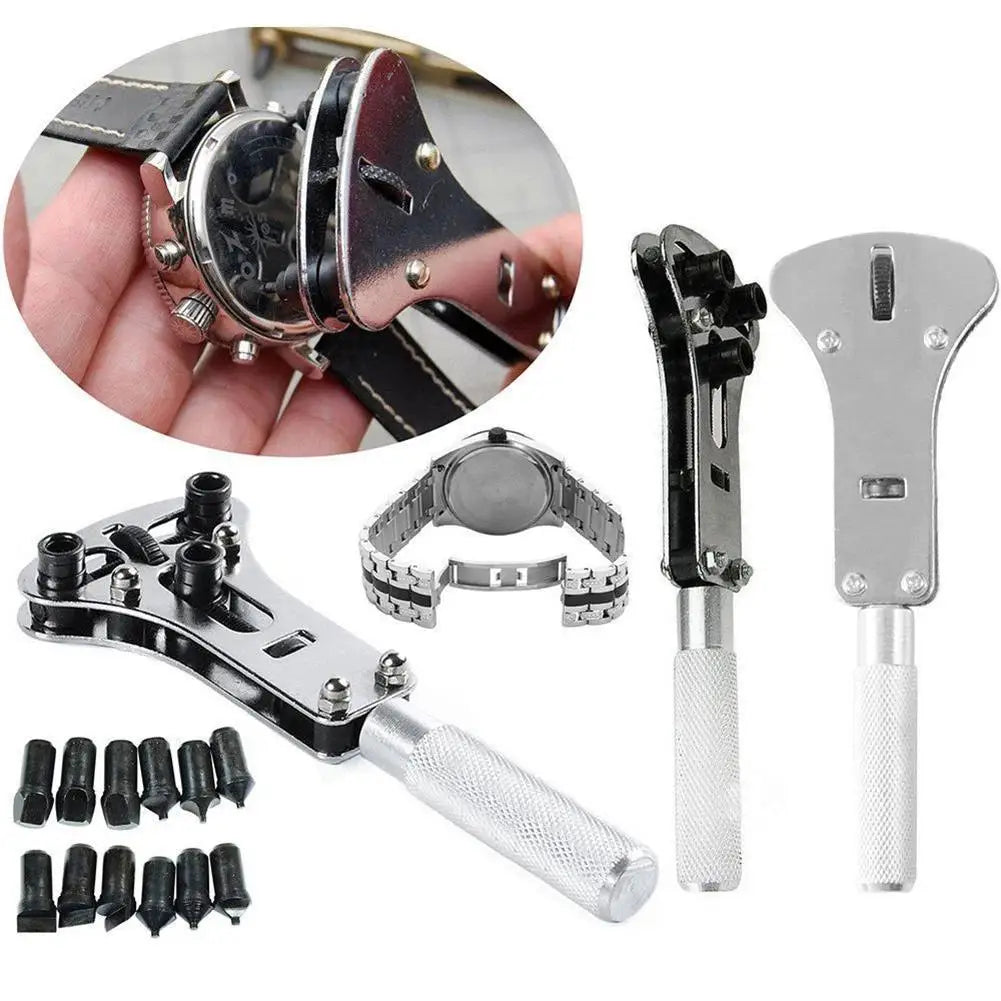 147pcs Watch Repair Kit Watchmaker Back Case Remover Opener Link Pin Spring Bar Case Opener Professional repair Tool set