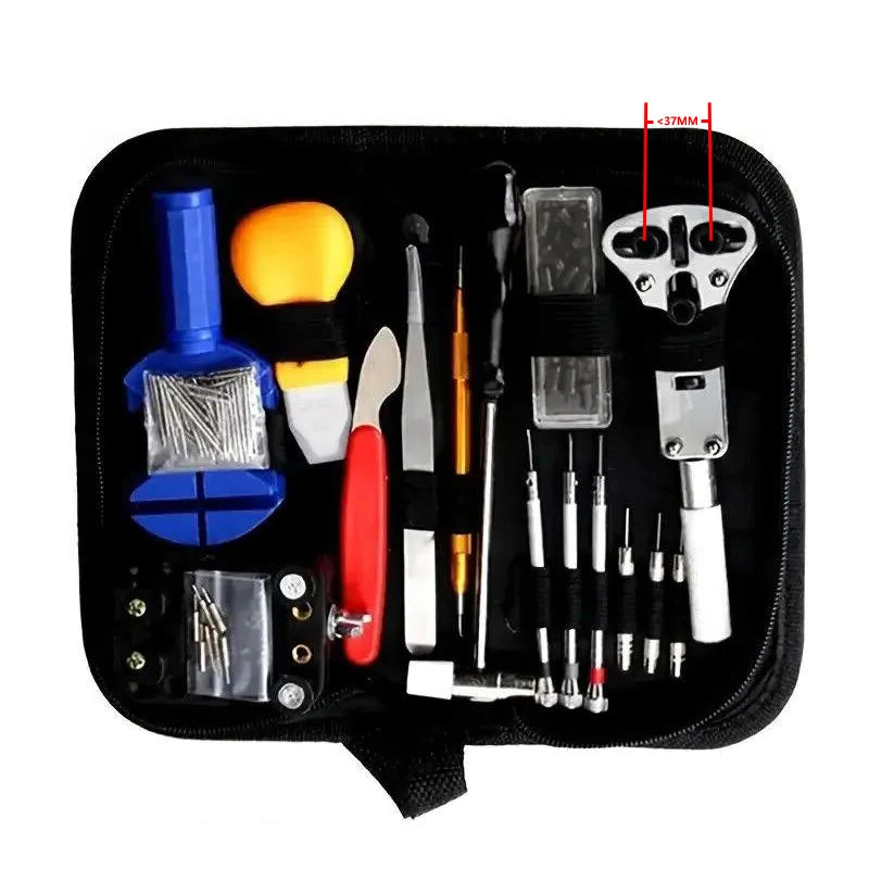 147pcs Watch Repair Kit Watchmaker Back Case Remover Opener Link Pin Spring Bar Case Opener Professional repair Tool set
