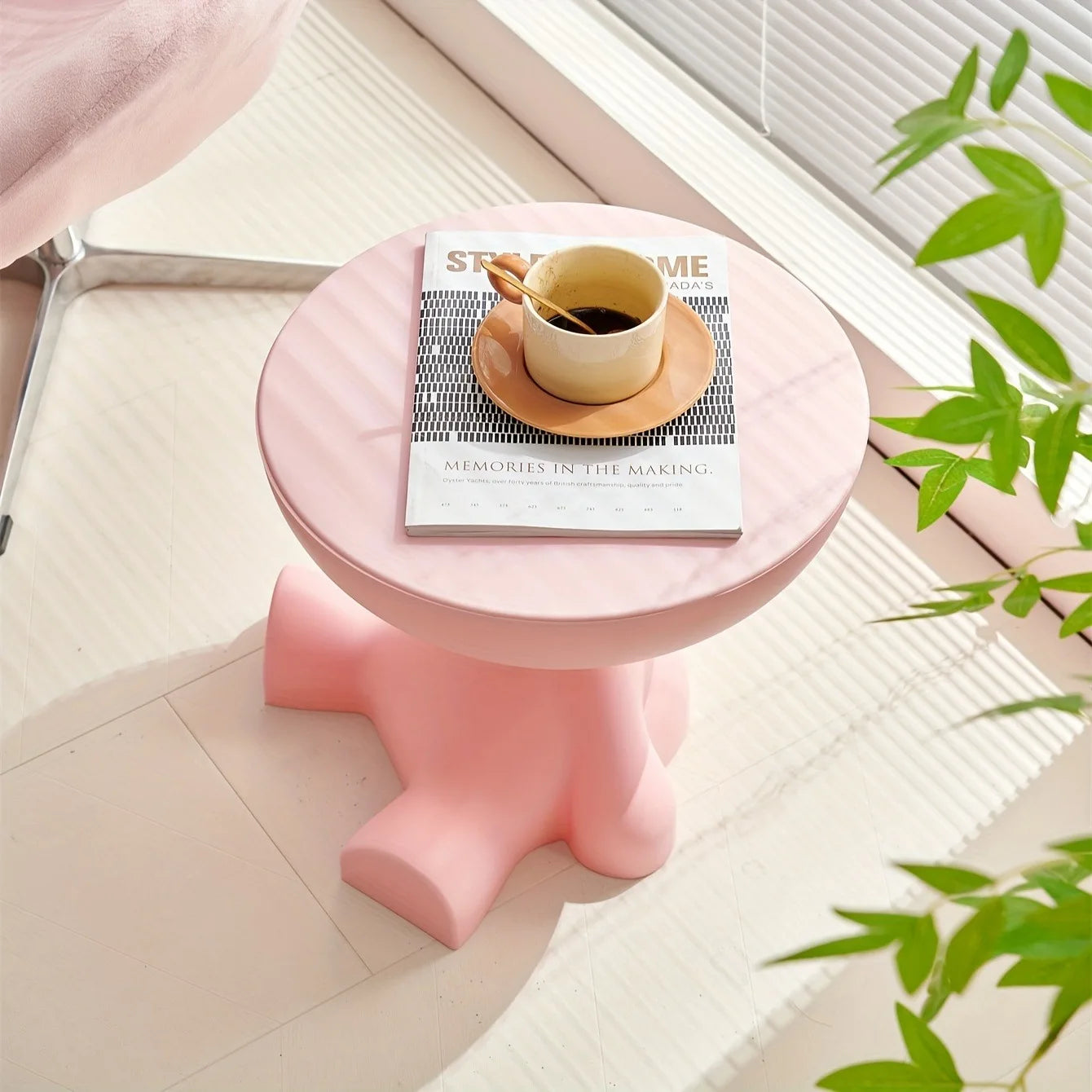 House Luxury Living Room Small Tea Table Creative Small Unit Sofa Edge Table Small Flat Head Decorative Art Corner Table