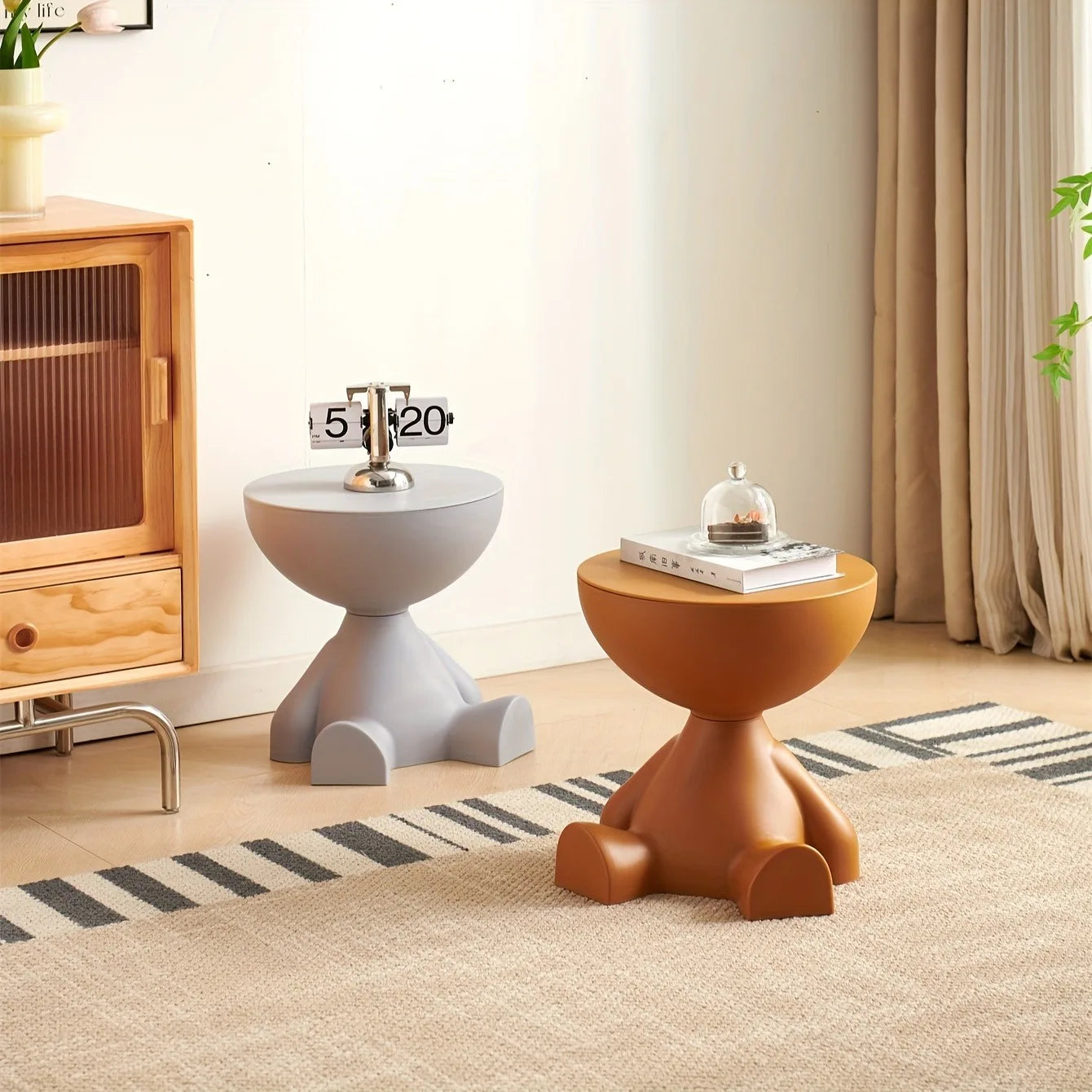 House Luxury Living Room Small Tea Table Creative Small Unit Sofa Edge Table Small Flat Head Decorative Art Corner Table