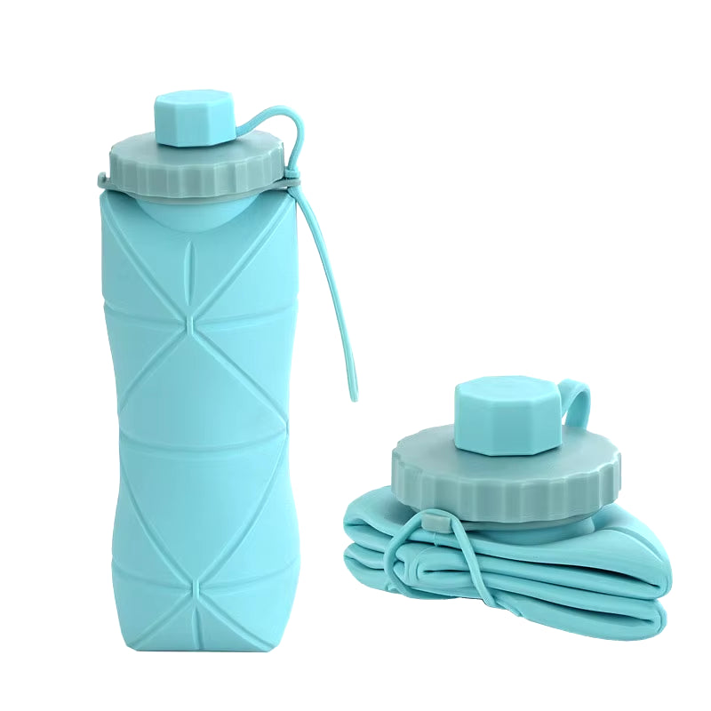 New Creative Silicone Folding Water Cup Outdoor Portable and Scalable Water Cup Sports Water Bottle Travel Water Cup Handy Cup