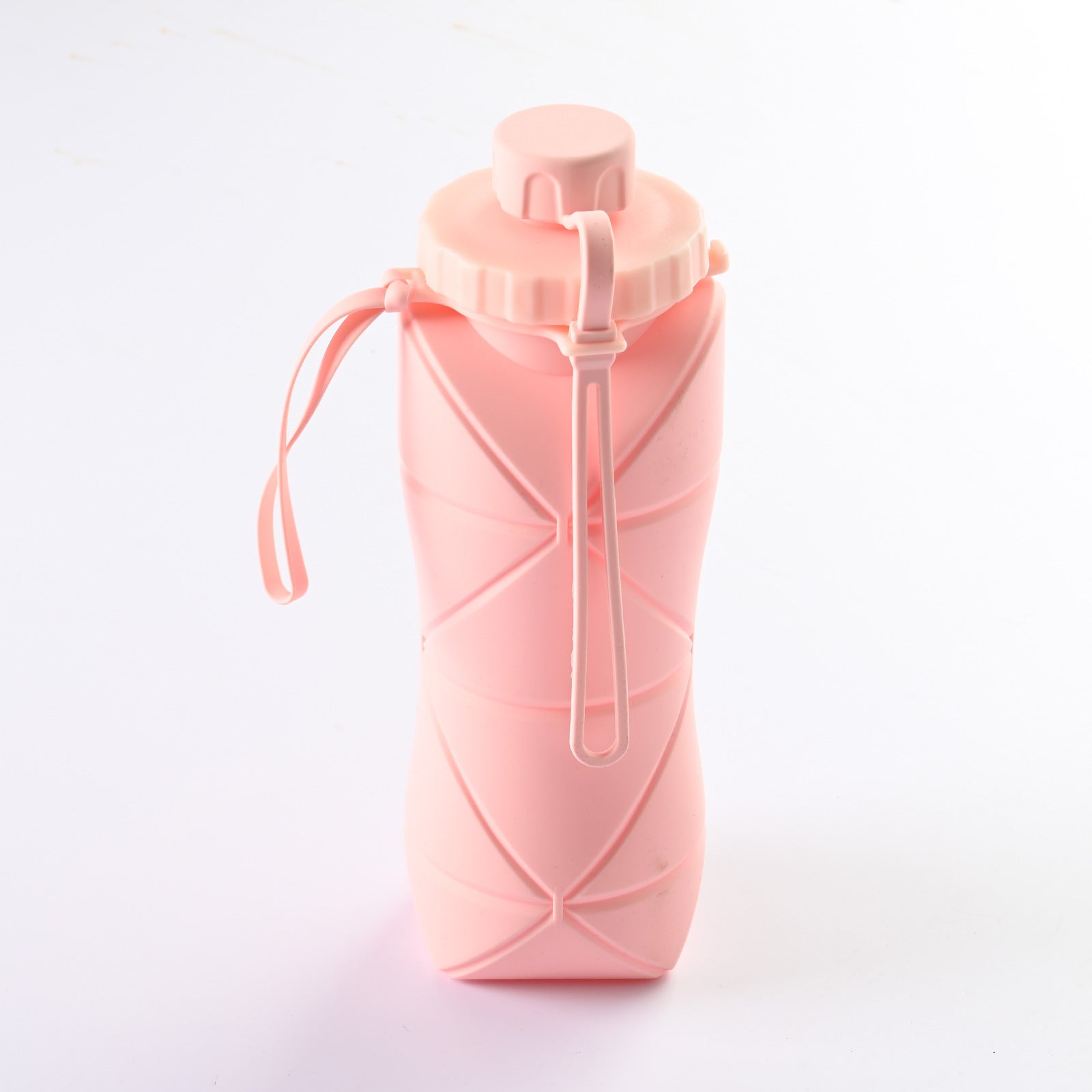 600Ml Folding Silicone Water Bottle Sports Water Bottle Outdoor Travel Portable Water Cup Running Riding Camping Hiking Kettle