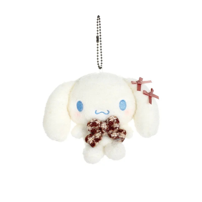Sanrioed Kawaii Hello Kitty Kuromi Plush Doll Toys Pendant Cute Plush Keychain Bag Pendant Christmas Gifts12Cm
