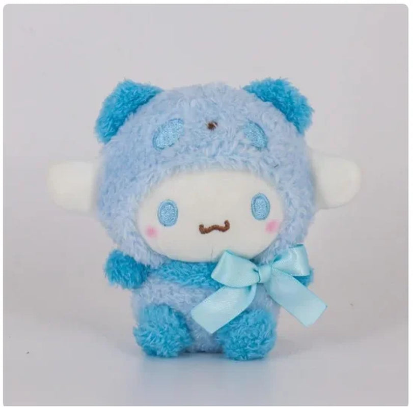 Sanrioed Kawaii Hello Kitty Kuromi Plush Doll Toys Pendant Cute Plush Keychain Bag Pendant Christmas Gifts12Cm
