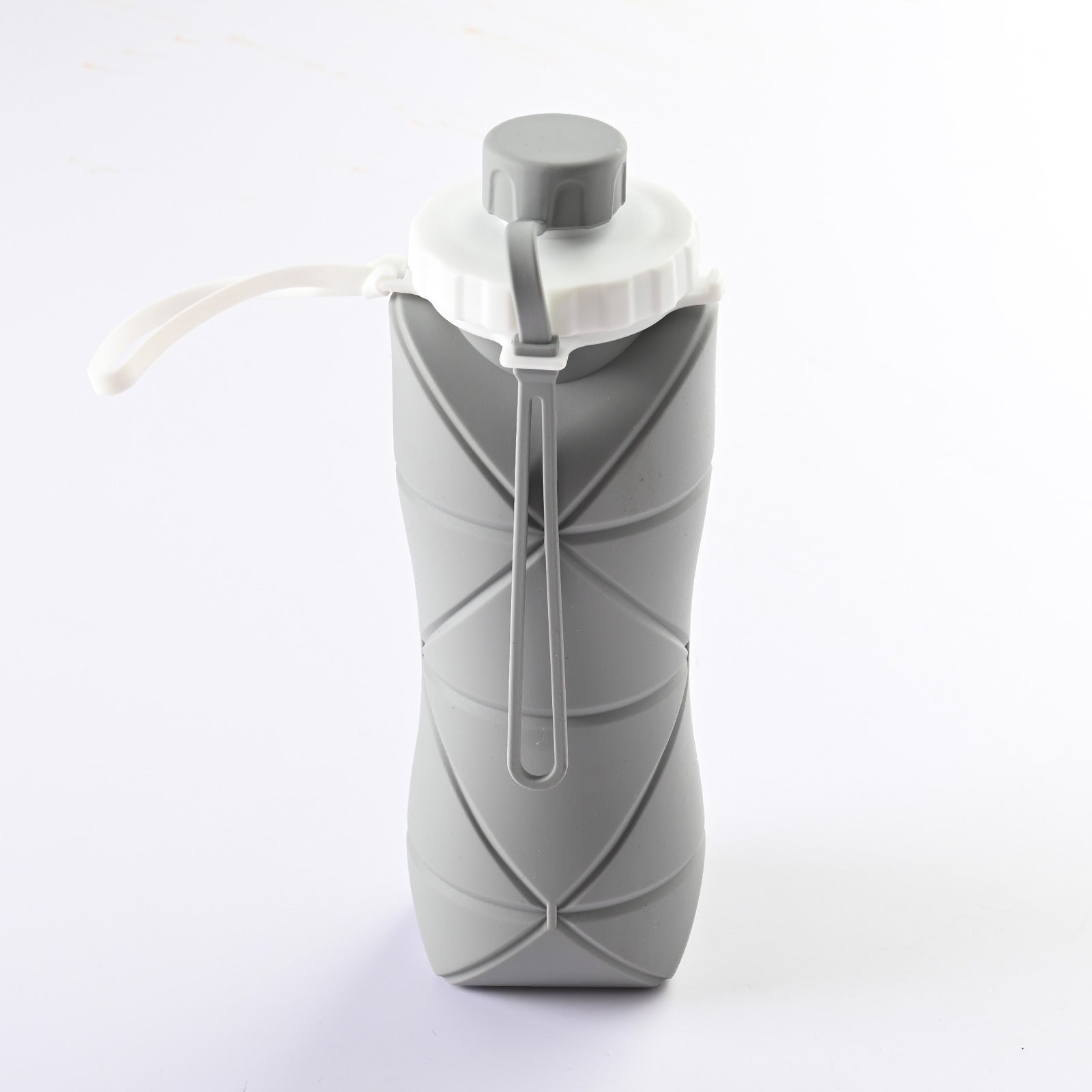 600Ml Folding Silicone Water Bottle Sports Water Bottle Outdoor Travel Portable Water Cup Running Riding Camping Hiking Kettle