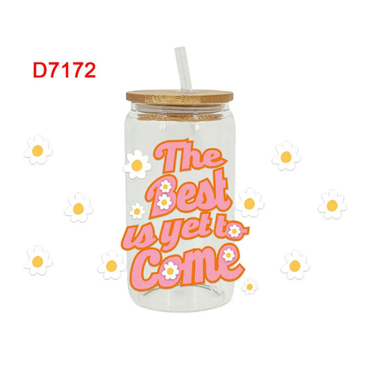 Mexican Style UV DTF Cups Wrap Mexican Pan Breads Ticker DIY Label Transfer Sticker Waterproof Print 16Oz D7171
