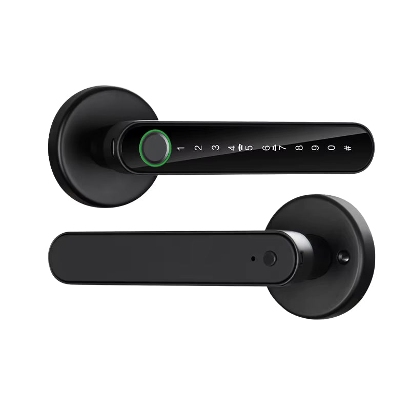 Fingerprint Door Lock Tuya Smart /Smart Life Electronic Door Lock with Fingerprint/Password/Key/Tuya App/Card Unlock