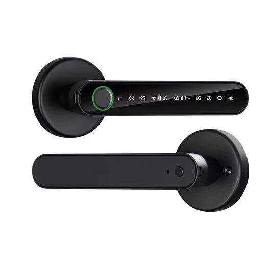 Fingerprint Door Lock Tuya Smart /Smart Life Electronic Door Lock with Fingerprint/Password/Key/Tuya App/Card Unlock