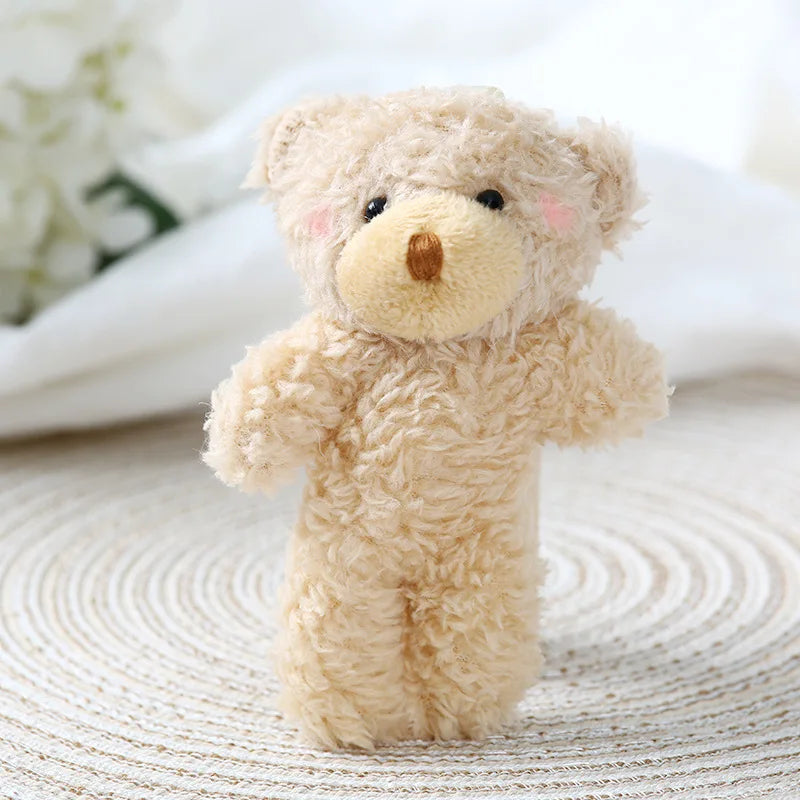 12Cm Plush Doll Toys Teddy Bear Pendant Key Ring Animal Bear Stuffed Doll Keychain Proposal Wedding Decor Valentine'S Day Gifts