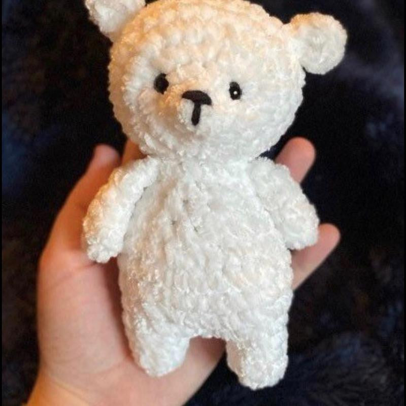 Mini Velvet Teddy Bears & Panda Bear, Handmade Stuffed Animal Plush, Keychain Charms, Soft Cuddly Woodland Creature