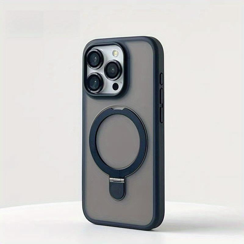 [Jyhr]Shockproof Mag Safe Case for Iphone 16 Pro Max 15 14 13 12 11 Metal Phone Holder Protector Screen Protector Smartphone Cellphone