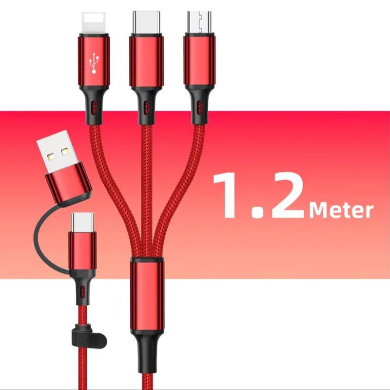 5 in 1 Rapid Charging Cord for Mobile Devices Charger