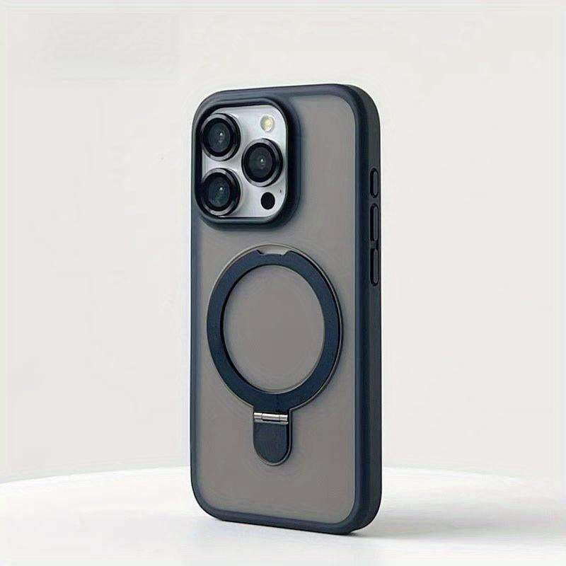 [Jyhr]Shockproof Mag Safe Case for Iphone 16 Pro Max 15 14 13 12 11 Metal Phone Holder Protector Screen Protector Smartphone Cellphone