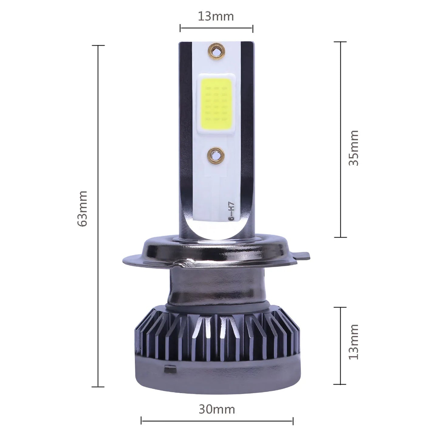 2Pcs LED H4 H7 Car Headlight H1 LED Bulb H8 H11 9005 HB3 9006 HB4 9004 HB1 H3 HB5 H13 Led Lights 20000LM Turbo Lampada 12V