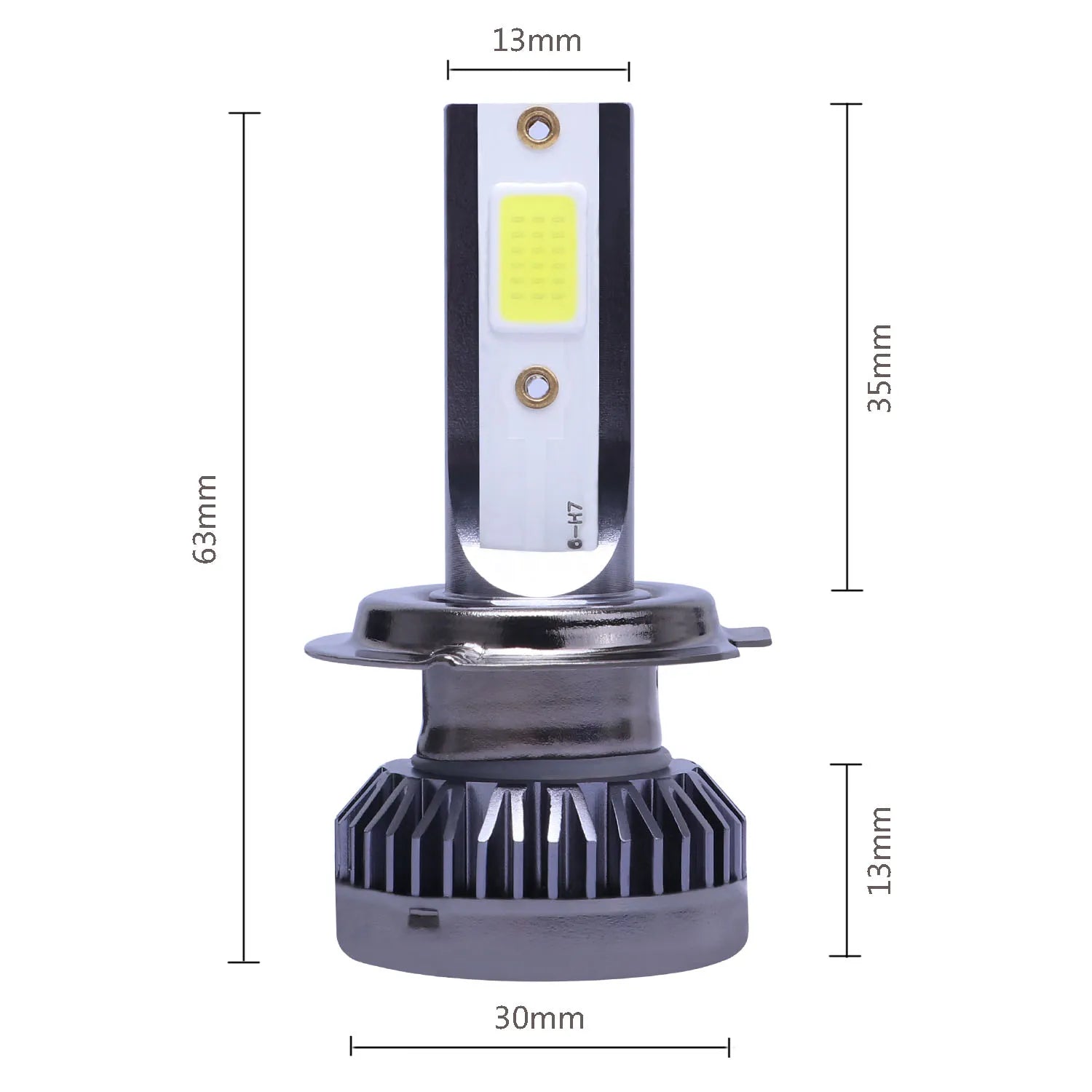2Pcs LED H4 H7 Car Headlight H1 LED Bulb H8 H11 9005 HB3 9006 HB4 9004 HB1 H3 HB5 H13 Led Lights 20000LM Turbo Lampada 12V