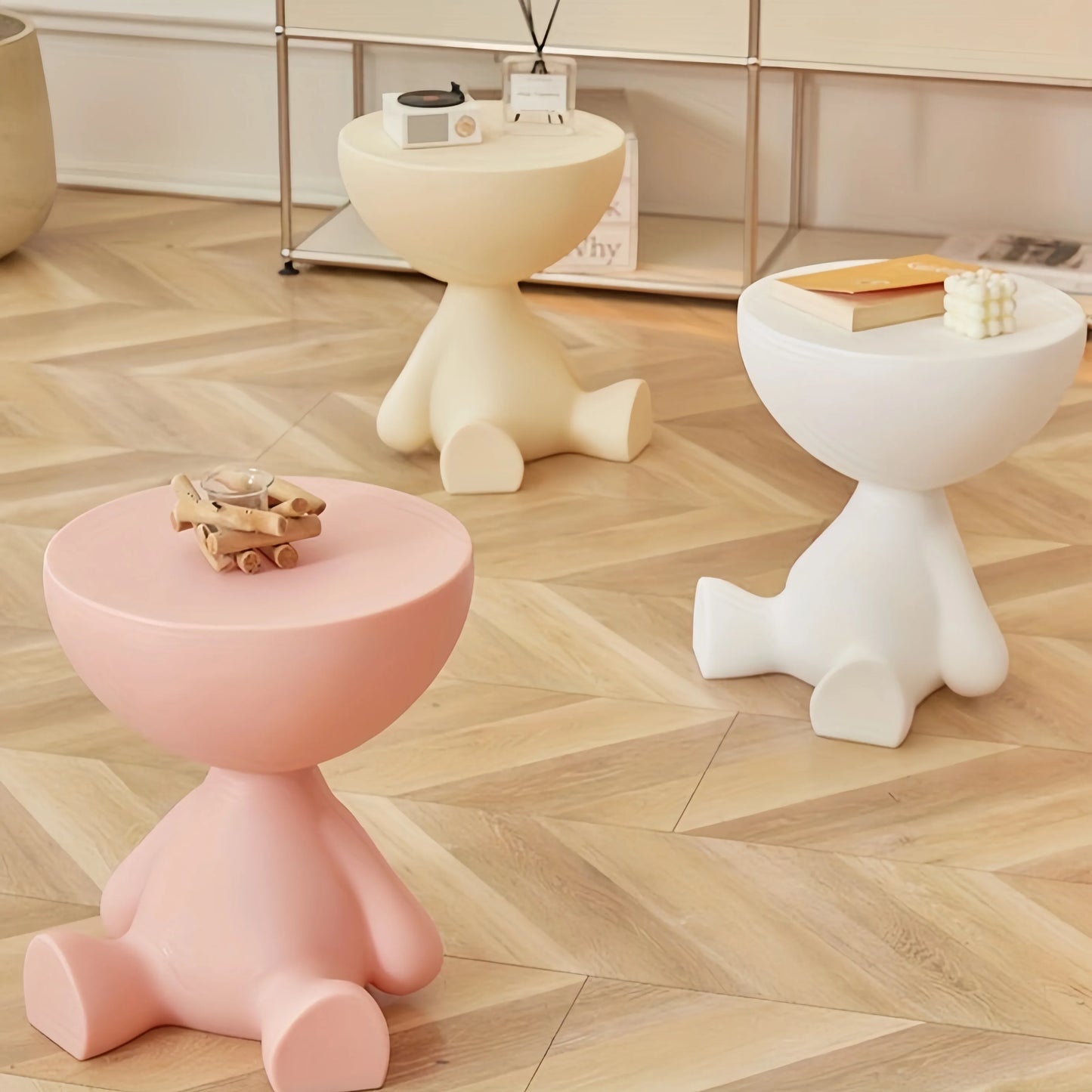 House Luxury Living Room Small Tea Table Creative Small Unit Sofa Edge Table Small Flat Head Decorative Art Corner Table