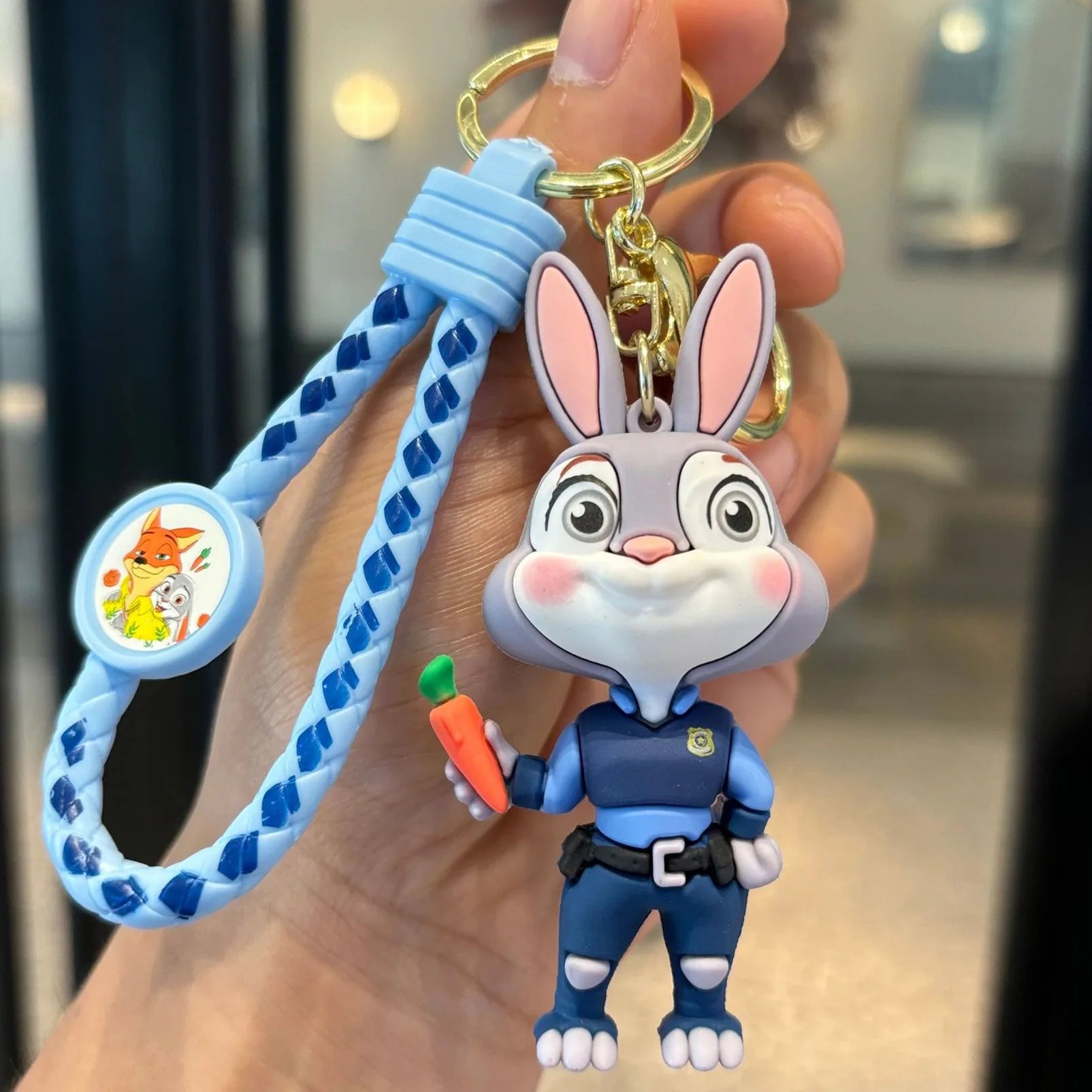 Wholesale Anime Disney Keychain Mickey Mouse Minnie Lilo & Stitch New Cartoon Keyring Key Chain Car Pendant Kids Toys Gifts