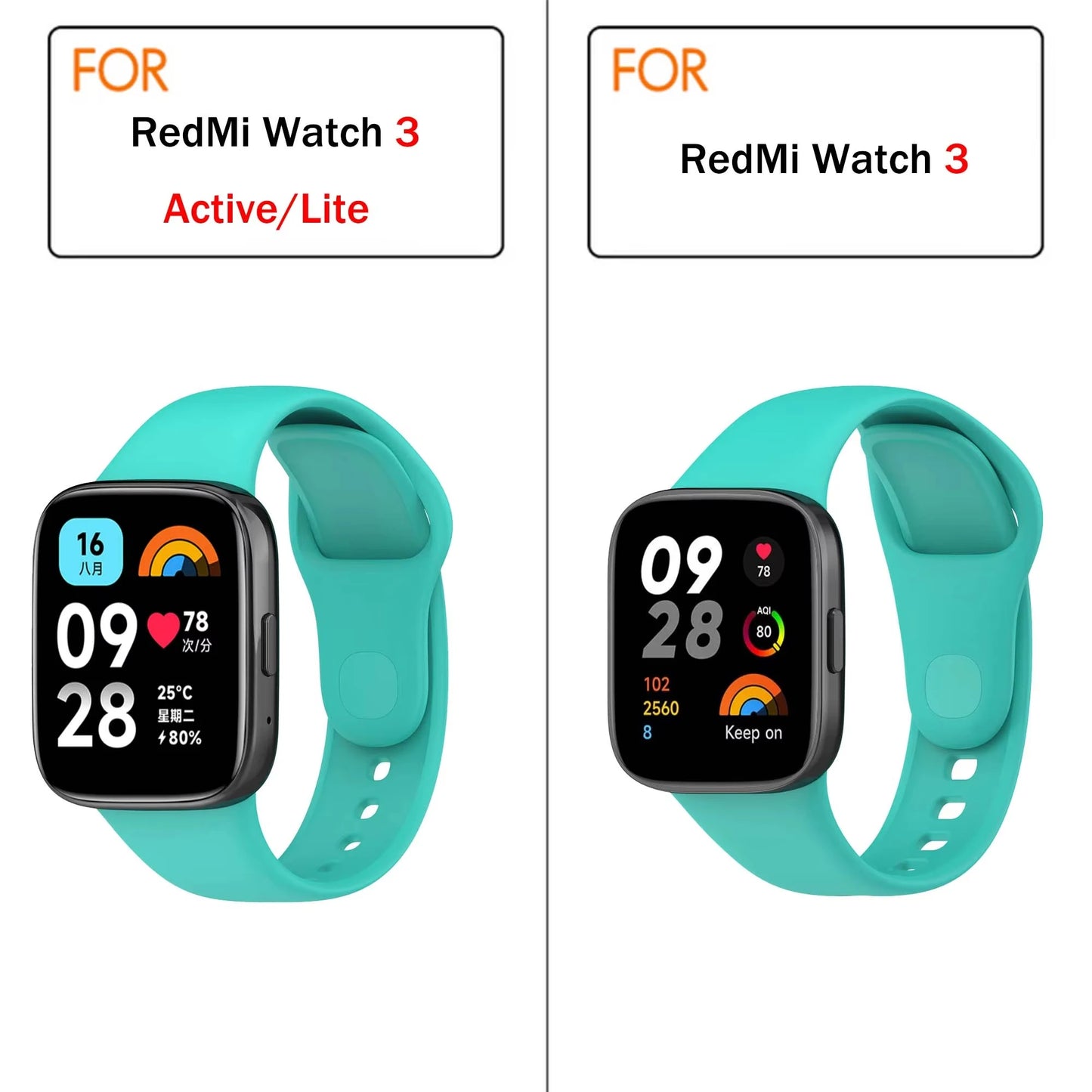 Silicone Strap+Case for Xiaomi Redmi Watch 3 Active band smartwatch Accessories Sport Bracelet For Redmi watch3 Active/Lite Case