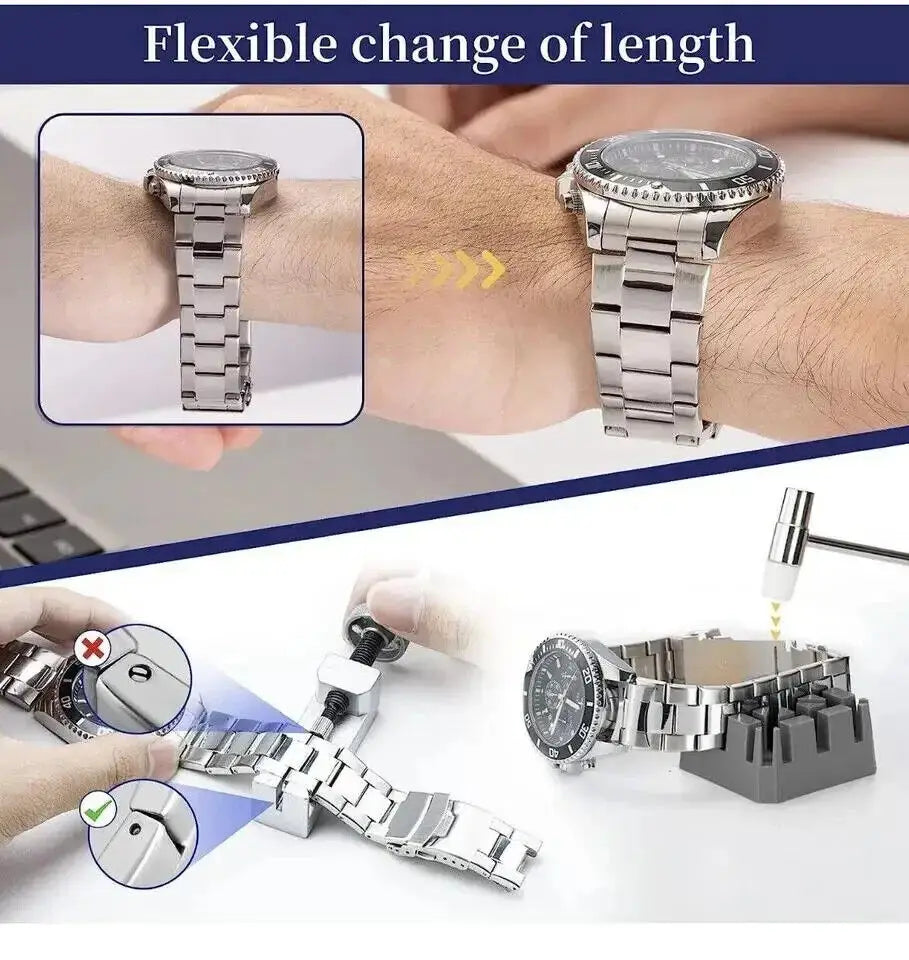 147pcs Watch Repair Kit Watchmaker Back Case Remover Opener Link Pin Spring Bar Case Opener Professional repair Tool set