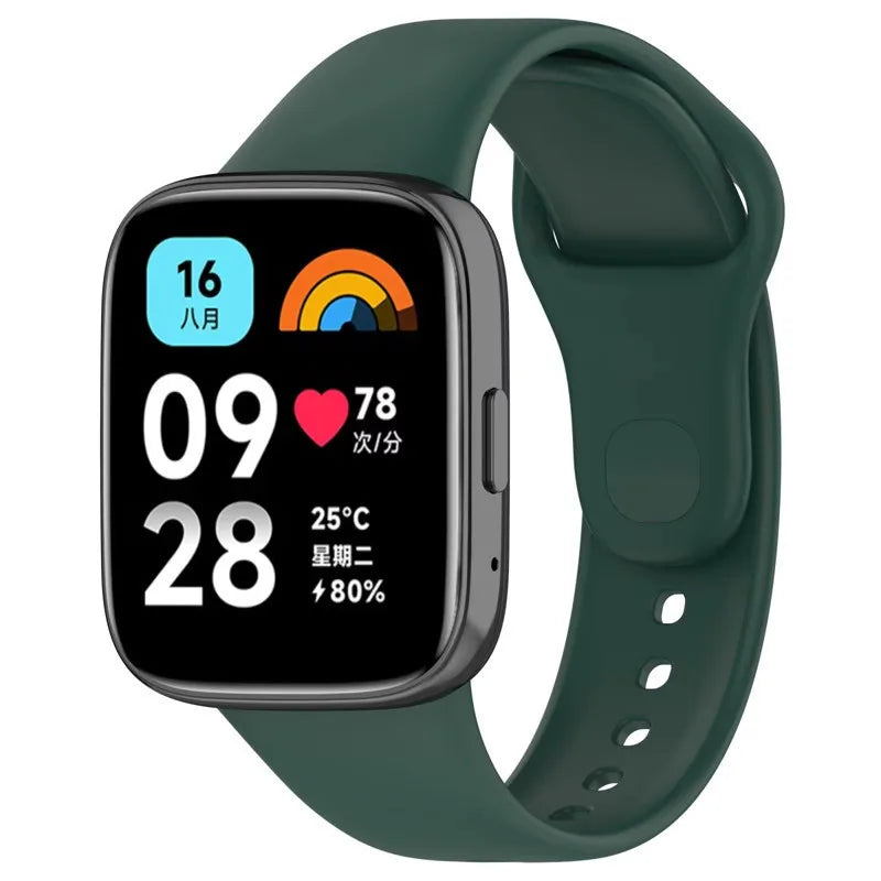 Silicone Strap+Case for Xiaomi Redmi Watch 3 Active band smartwatch Accessories Sport Bracelet For Redmi watch3 Active/Lite Case