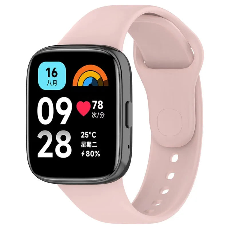 Silicone Strap+Case for Xiaomi Redmi Watch 3 Active band smartwatch Accessories Sport Bracelet For Redmi watch3 Active/Lite Case