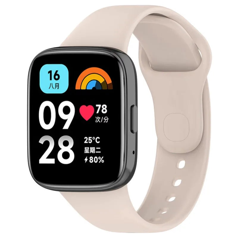 Silicone Strap+Case for Xiaomi Redmi Watch 3 Active band smartwatch Accessories Sport Bracelet For Redmi watch3 Active/Lite Case