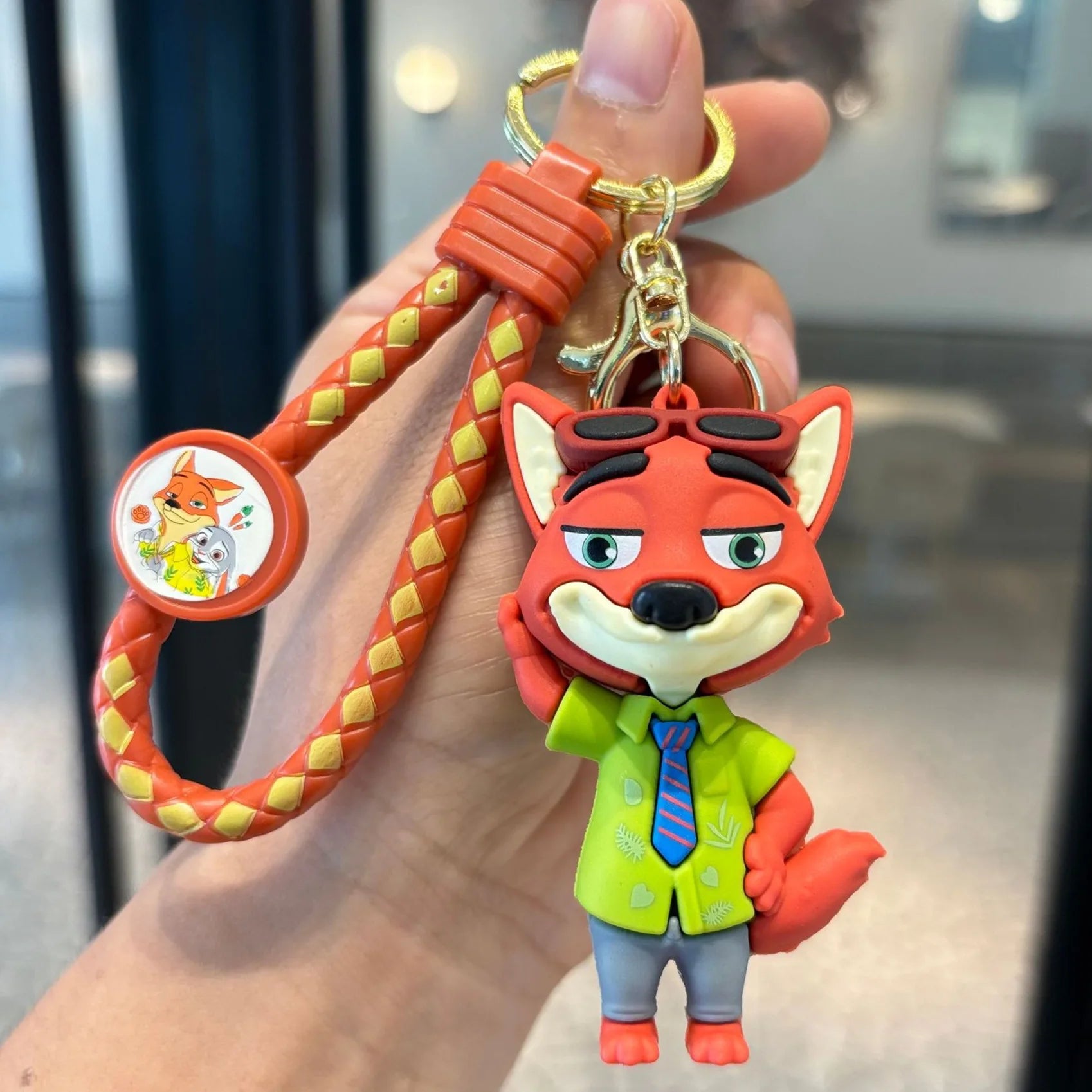 Wholesale Anime Disney Keychain Mickey Mouse Minnie Lilo & Stitch New Cartoon Keyring Key Chain Car Pendant Kids Toys Gifts