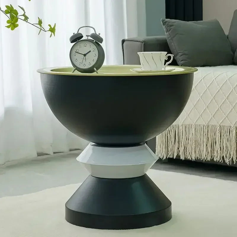 HighQuality Light Luxury Coffee Tables Living Room Furniture Bedside Table Modern Simple Large Storage Curved Shape onsale