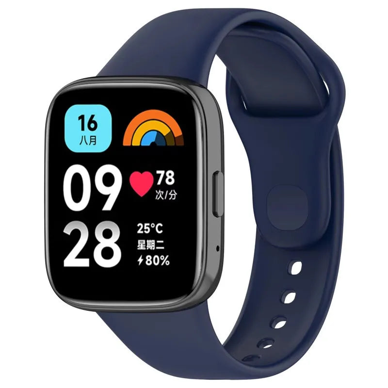Silicone Strap+Case for Xiaomi Redmi Watch 3 Active band smartwatch Accessories Sport Bracelet For Redmi watch3 Active/Lite Case