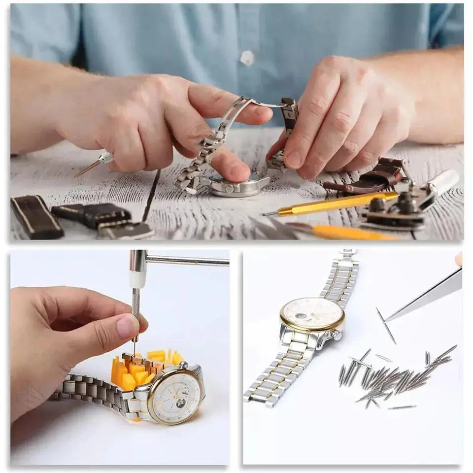 147pcs Watch Repair Kit Watchmaker Back Case Remover Opener Link Pin Spring Bar Case Opener Professional repair Tool set