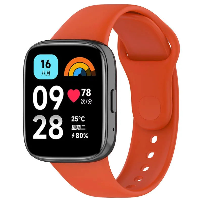 Silicone Strap+Case for Xiaomi Redmi Watch 3 Active band smartwatch Accessories Sport Bracelet For Redmi watch3 Active/Lite Case