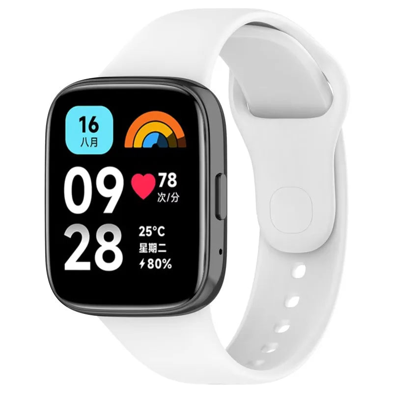 Silicone Strap+Case for Xiaomi Redmi Watch 3 Active band smartwatch Accessories Sport Bracelet For Redmi watch3 Active/Lite Case
