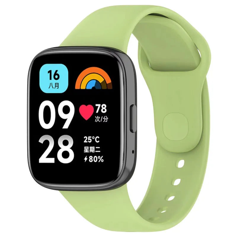 Silicone Strap+Case for Xiaomi Redmi Watch 3 Active band smartwatch Accessories Sport Bracelet For Redmi watch3 Active/Lite Case