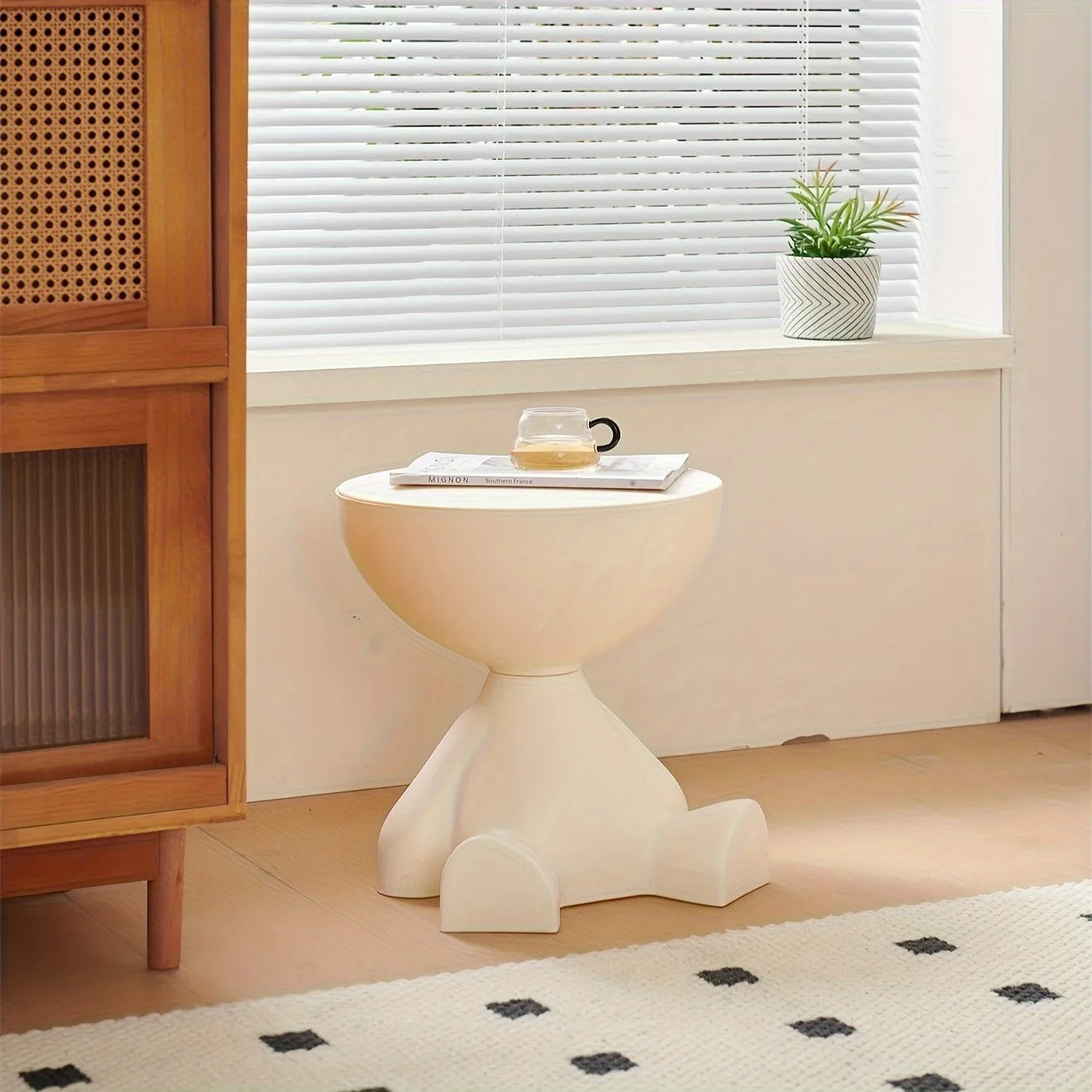 House Luxury Living Room Small Tea Table Creative Small Unit Sofa Edge Table Small Flat Head Decorative Art Corner Table