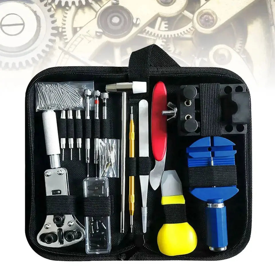 147pcs Watch Repair Kit Watchmaker Back Case Remover Opener Link Pin Spring Bar Case Opener Professional repair Tool set