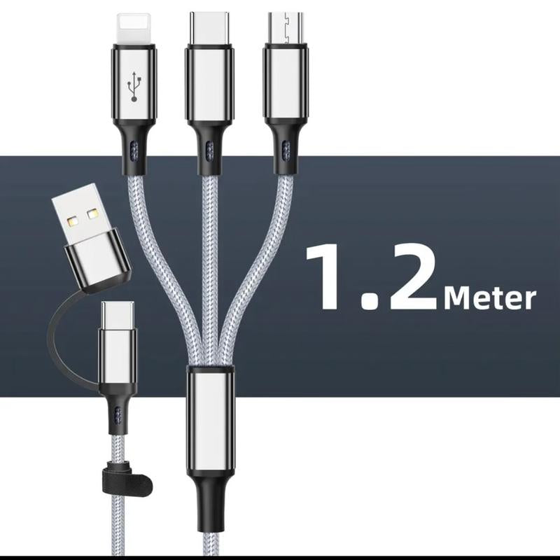 5 in 1 Rapid Charging Cord for Mobile Devices Charger