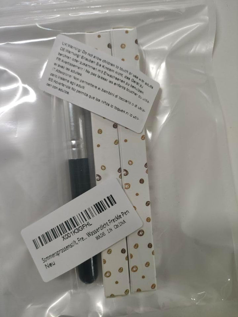 Freckle Pen,Freckle Makeup Pen,2 Pieces Natural Freckle Pen,Natural Lifelike Freckle Makeup Pen,Freckle Pen Makeup,Fake Freckle Makeup Pen,Freckle Color Pen,Freckle Pen Set,Magic Freckle Color Pen