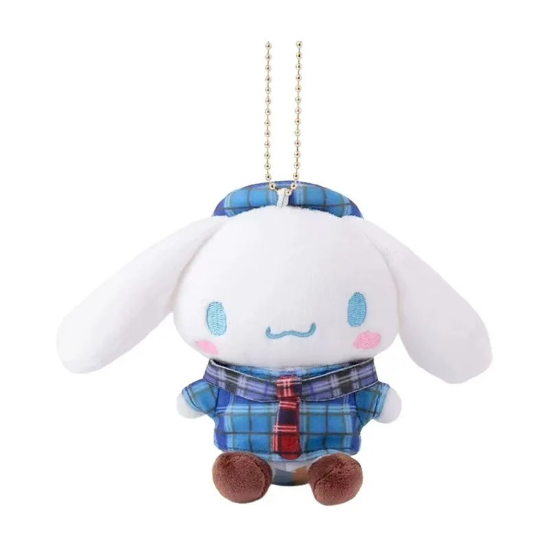 Sanrioed Kawaii Hello Kitty Kuromi Plush Doll Toys Pendant Cute Plush Keychain Bag Pendant Christmas Gifts12Cm