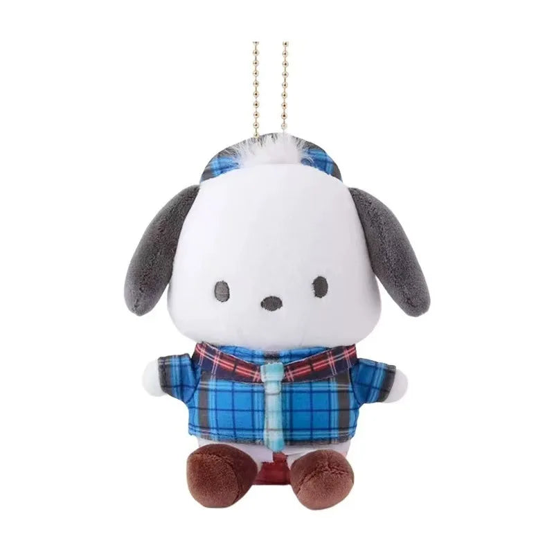 Sanrioed Kawaii Hello Kitty Kuromi Plush Doll Toys Pendant Cute Plush Keychain Bag Pendant Christmas Gifts12Cm